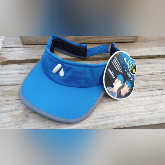 NWT Activ cool Unisex Fly-by Visor UPF Protection blue - Picture 1 of 7